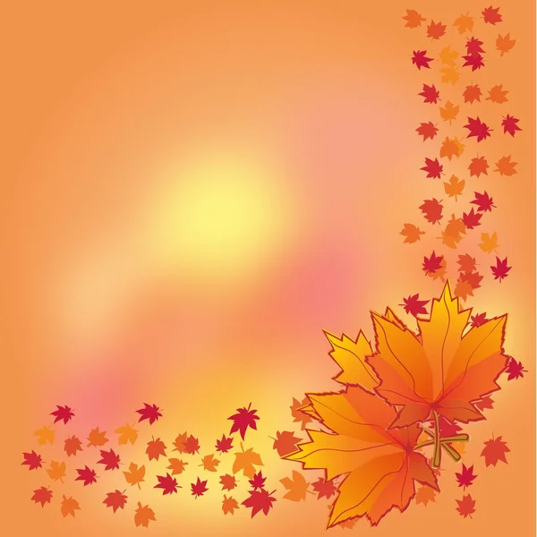 Höstens bakgrund, del 1 — Stock vektor