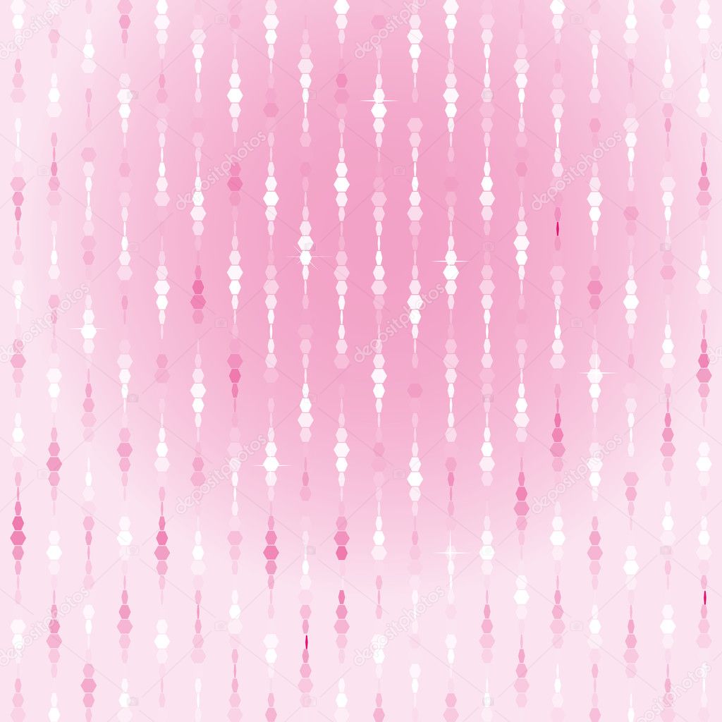 Pink curtains, part 3 — Stock Vector © MarketOlya 3717587