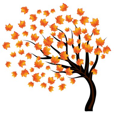 Lonley tree clipart