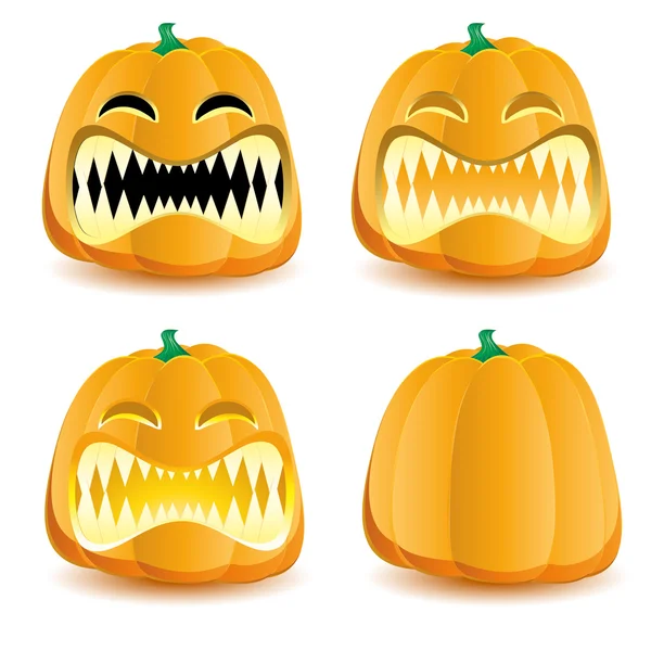 Halloween pumpkin 5 — Stock Vector