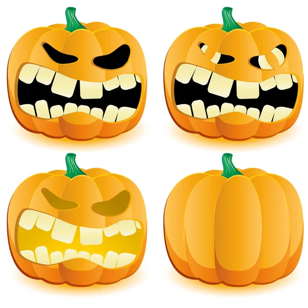 Halloween pumpkin 4 — Stock Vector
