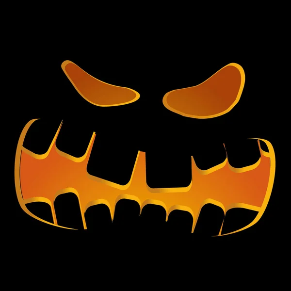 Halloween pumpkin 8 — Stock Vector