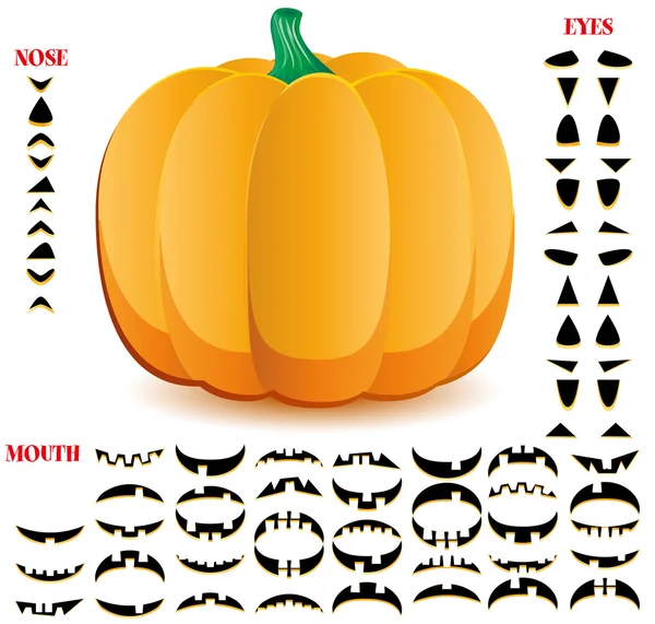 Citrouille d'Halloween 10 — Image vectorielle