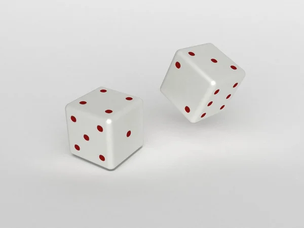 3D dices — Stok fotoğraf