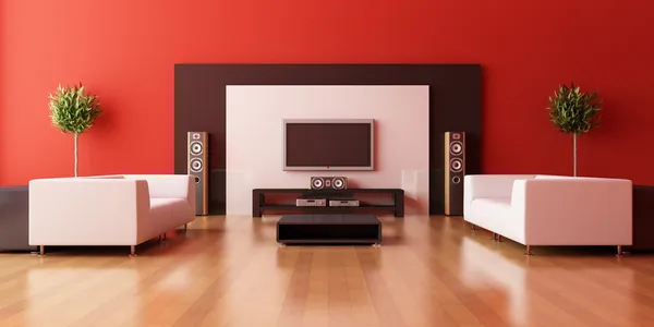 Modern inredning av ett rum — Stockfoto