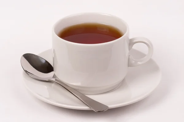 Kleine weiße Teetasse — Stockfoto