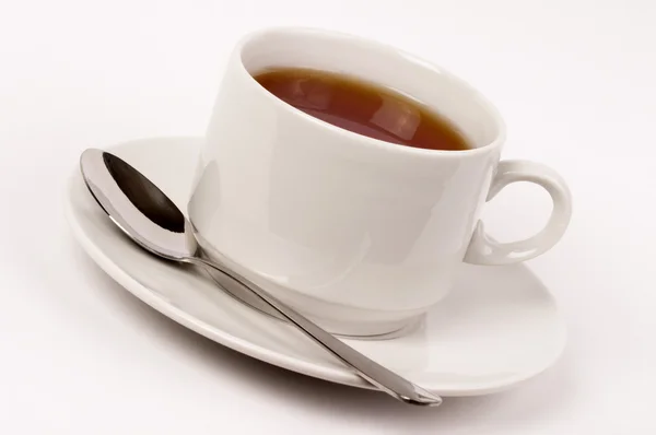 Xícara de chá branco pouco — Fotografia de Stock