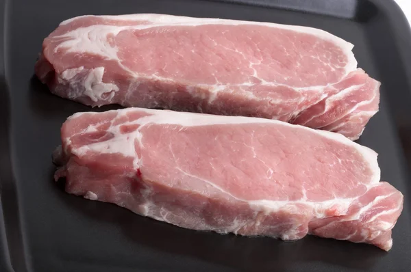 Bifes de porco — Fotografia de Stock