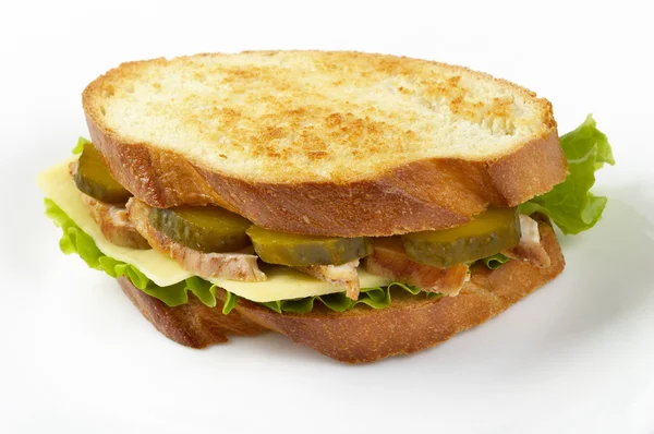 Sanduíche de frango — Fotografia de Stock