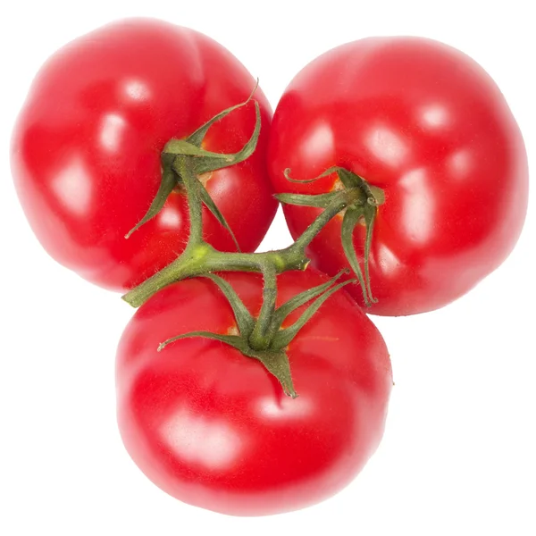 Три помидора — стоковое фото