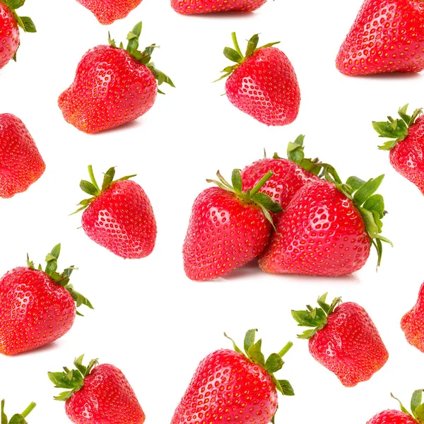 Φράουλες άνευ ραφής ταπετσαρία — Φωτογραφία Αρχείου