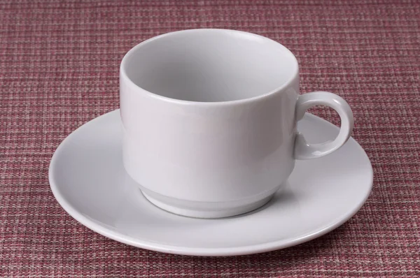 Liten vit kaffekopp — Stockfoto