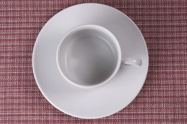 Piccola tazza di caffè bianco — Foto Stock