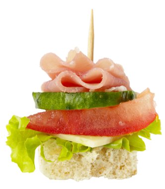 Canape snack clipart