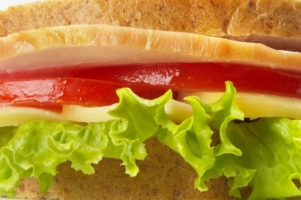 Ham sandwich achtergrond — Stockfoto