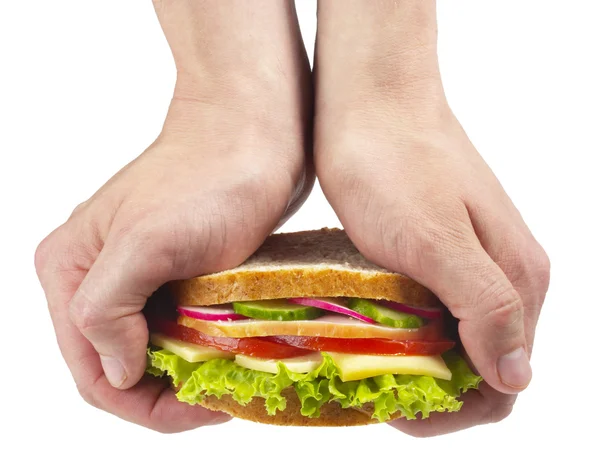 Bekam Schinken-Sandwich — Stockfoto