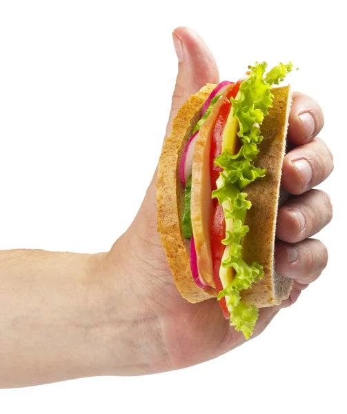 Tenho sanduíche de presunto — Fotografia de Stock