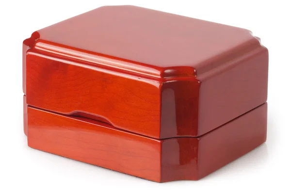 Pequenas jóias caixa de madeira — Fotografia de Stock