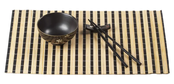 Bowl and chopsticks — Stock Photo, Image
