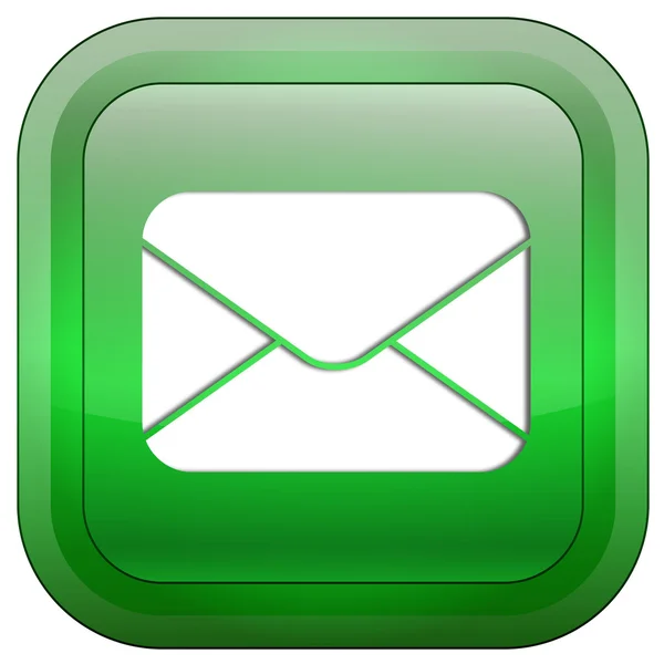 Кнопка "Mail envelope" — стоковое фото