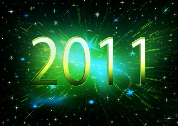 Κάρτα νέο έτος 2011. — Φωτογραφία Αρχείου