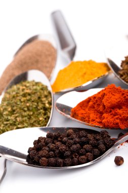 Various ground spices clipart
