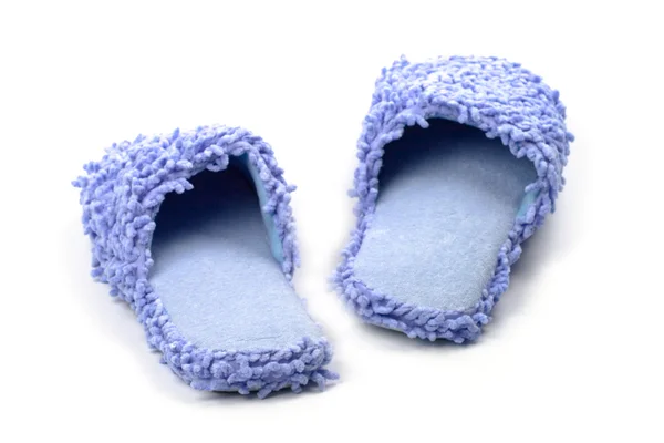 Modré pantofle — Stock fotografie