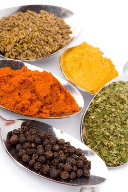 Various spices clipart