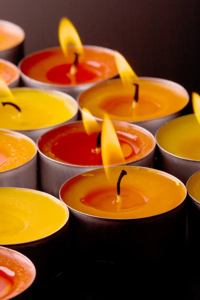 Brennende Kerzen — Stockfoto