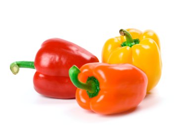 Three bell peppers clipart