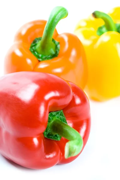 Three bell peppers — Stock Photo, Image