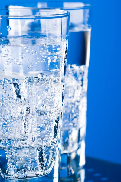 Glasses with cold water Stock Picture