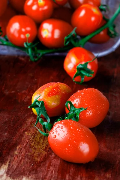 Natte tomaten — Stockfoto