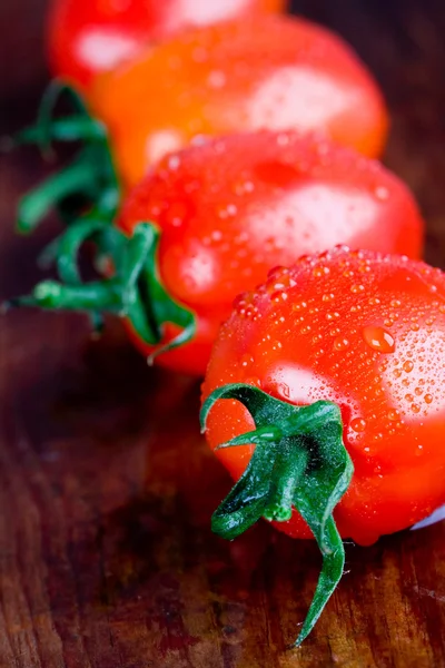 湿的西红柿 — 图库照片