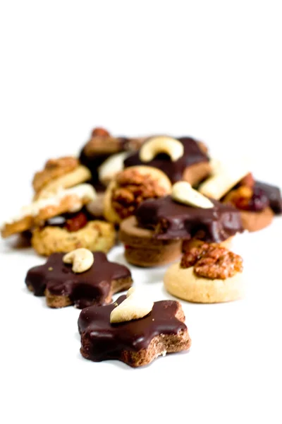 Sušenky s čokoládou — Stock fotografie