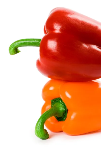 Dvě papriky — Stock fotografie