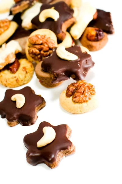 चॉकलेट के साथ कुकीज़ — स्टॉक फ़ोटो, इमेज