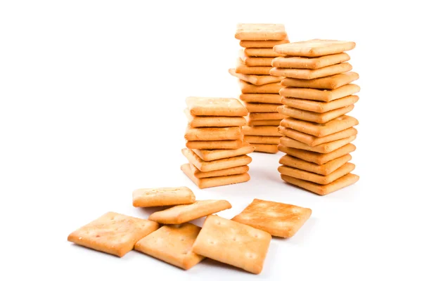 Three stacks of cookie — Stock Photo, Image