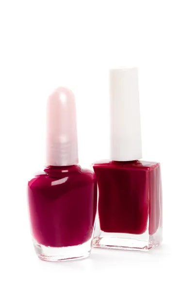 Two bottles of nail polish — Stock Photo, Image