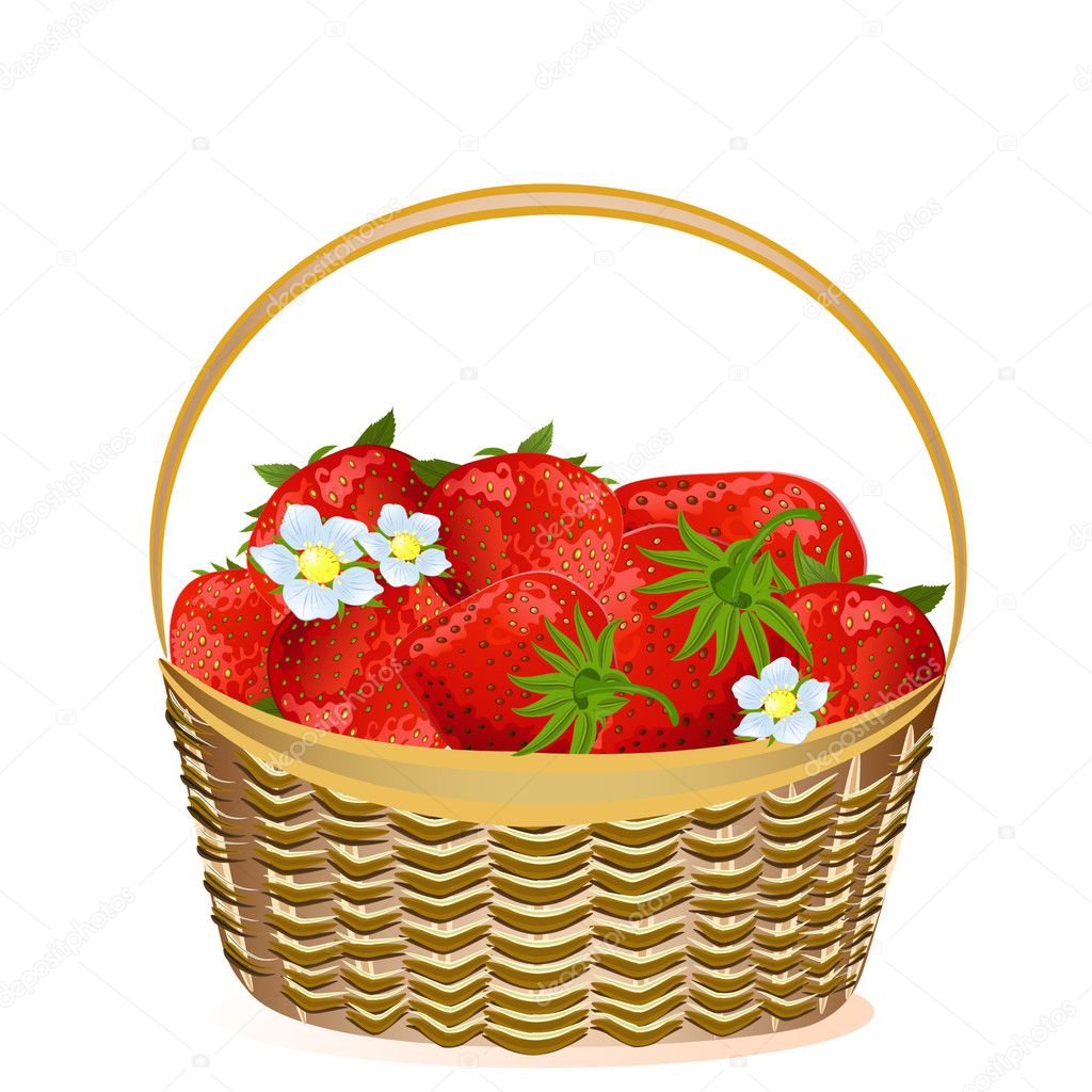 Strawberry Basket Svg