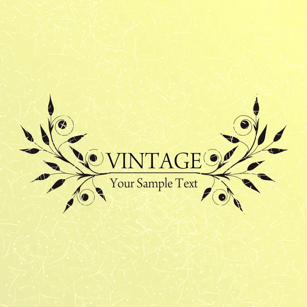 stock vector Vintage background