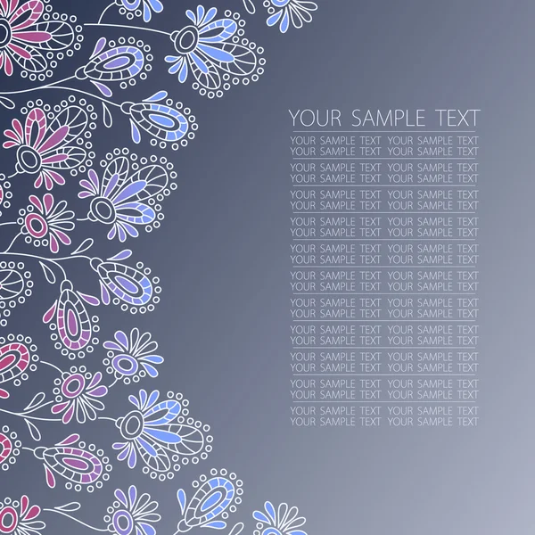 Fleurs illustration vectorielle — Image vectorielle