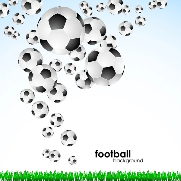 Tło piłki nożnej — Wektor stockowy