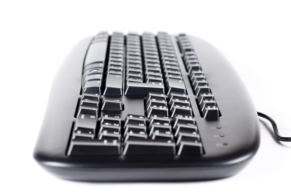 O teclado isolado em um branco . — Fotografia de Stock