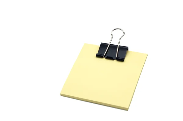 Sticker and binder isolated on a white. — Stock Photo, Image