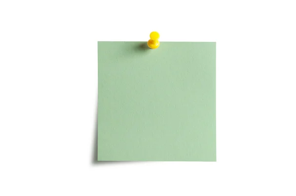 Sticker with a thumbtack. — Stock Photo, Image