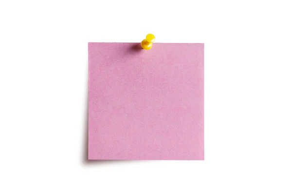 Sticker with a thumbtack. — Stock Photo, Image