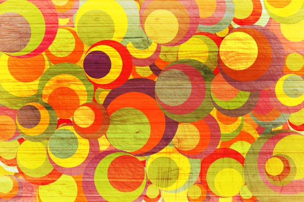 Abstracte achtergrond met kleur cirkels. — Stockfoto