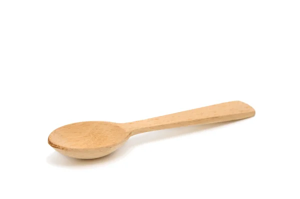 Wooden spoon isolated on a white background. — Stock Photo, Image