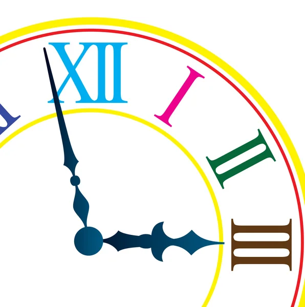 Ciferník hodin. vektorové ilustrace — Stockový vektor